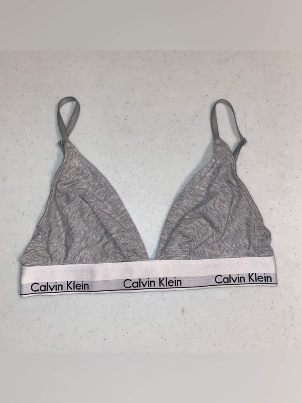Calvin Klein Heather Gray Bralette